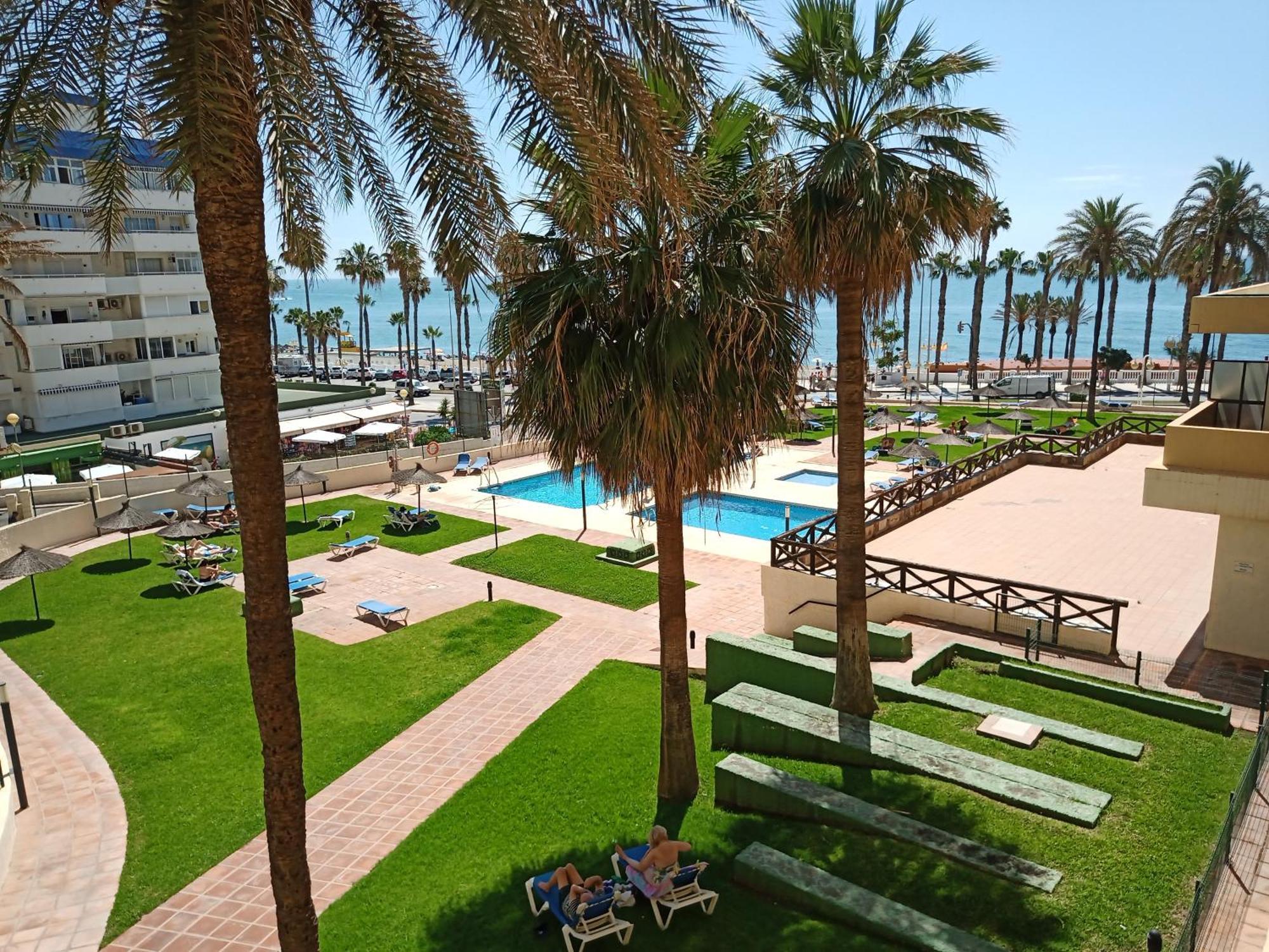 1 Paradise Of Benalmadena Costa Residencial Aloha Playa Vistas Al Mar, Front Beach Mini Duplex Esterno foto